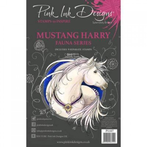 mustang harry - Pink Ink Designs Clear Stamp Set PI107
